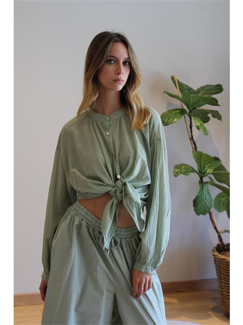 Camicia in mussola di cotone DIECI MINUTI | JO563